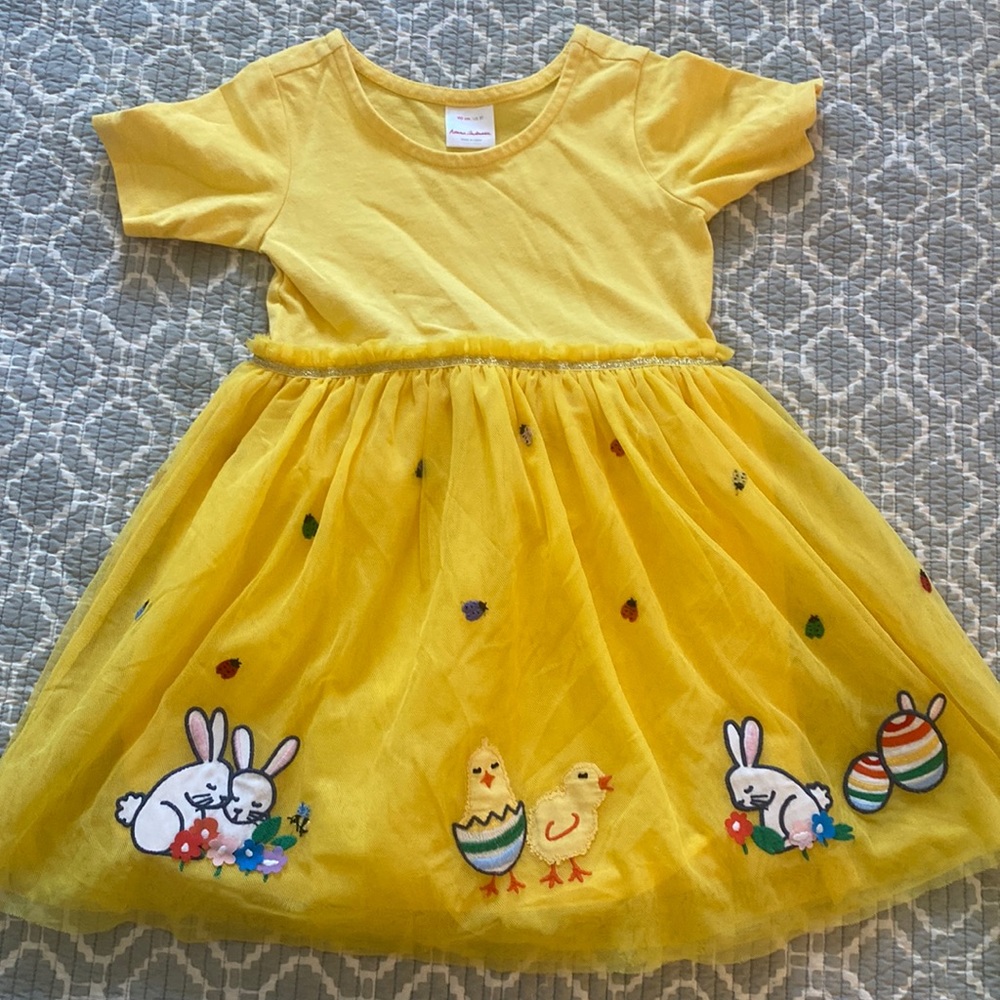 Hanna Andersson Yellow Easter Dress